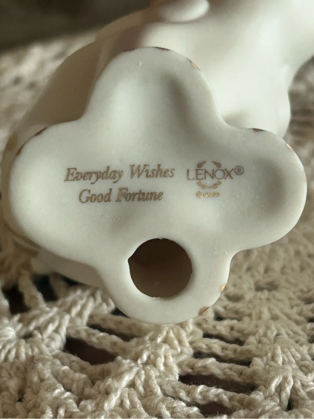 Vintage Lenox Everyday Wishes Good Fortune Elephant Figurine